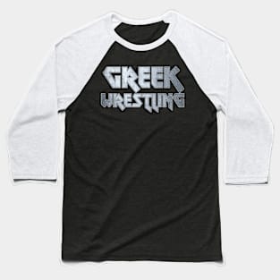 Greek Wrestling Baseball T-Shirt